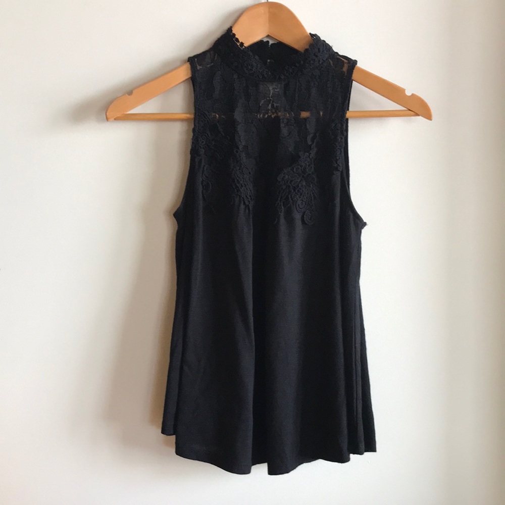 High neck rue 21 blouse